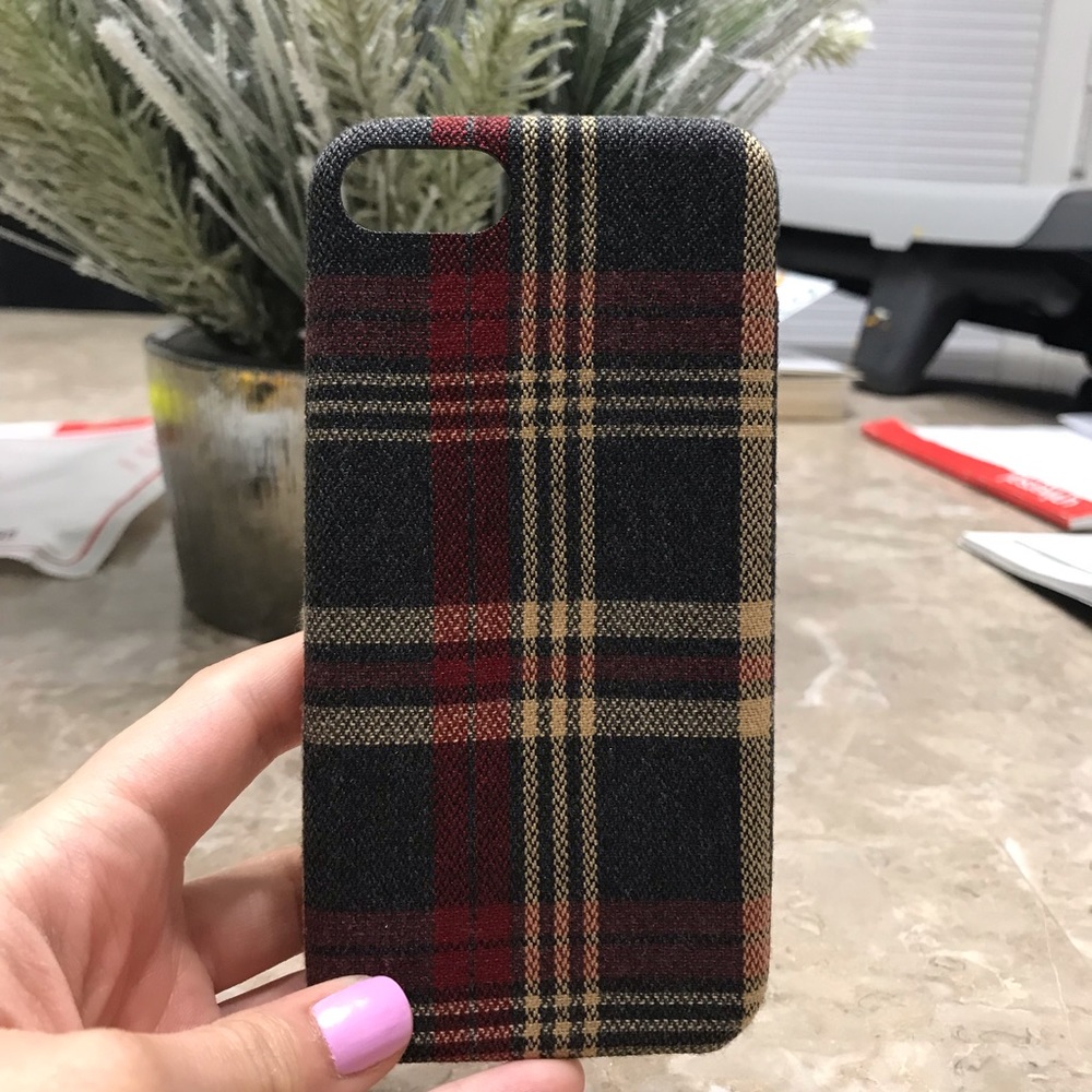 Plaid fabric iPhone 7/ iPhone 8 Phone case
